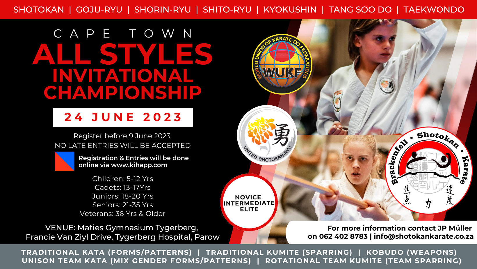 Cape Town All Styles Invitational Championship Karate Kihapp