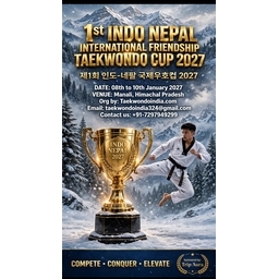 Logo of INDO INTERNATIONAL FRIENDSHIP TAEKWONDO CUP -2027.6th Himalayan Taekwondo Cup 2027.
