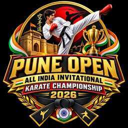Logo of PUNE OPEN ALL INDIA INVITATIONAL KARATE CHAMPIONSHIP-2026