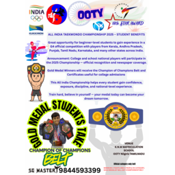 Logo of Ooty All India Taekwondo Championship