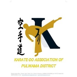 Logo of District pulwama karate championship 2026