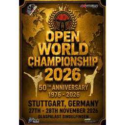 Logo of WKA OPEN WORLD CHAMPIONSHIPS - 50th Anniversary