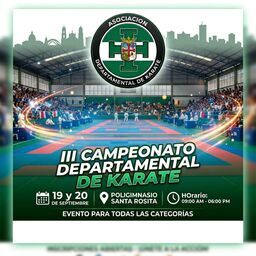 Logo of III Torneo Departamental de Karate WKF 2026