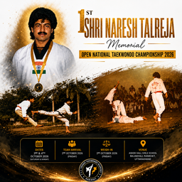 Logo of 1st SHRI NARESH TALREJA MEMORIAL OPEN NATIONAL TAEKWONDO CHAMPIONSHIP 2026