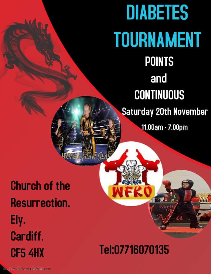 Diabetes charity fundraising tournament Sport Martial Arts Kihapp