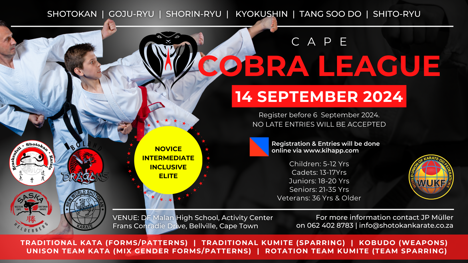CAPE COBRA LEAGUE Karate Kihapp