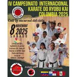 IV CAMPEONATO INTERNACIONAL KARATE-DO RYOBU KAI COLOMBIA 2025 Logo of IV CAMPEONATO INTERNACIONAL KARATE-DO RYOBU KAI COLOMBIA 2025